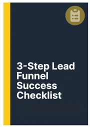 Lead Funnel Success Checklist